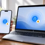 Проверка AirDrop между iPhone и Mac на одном столе