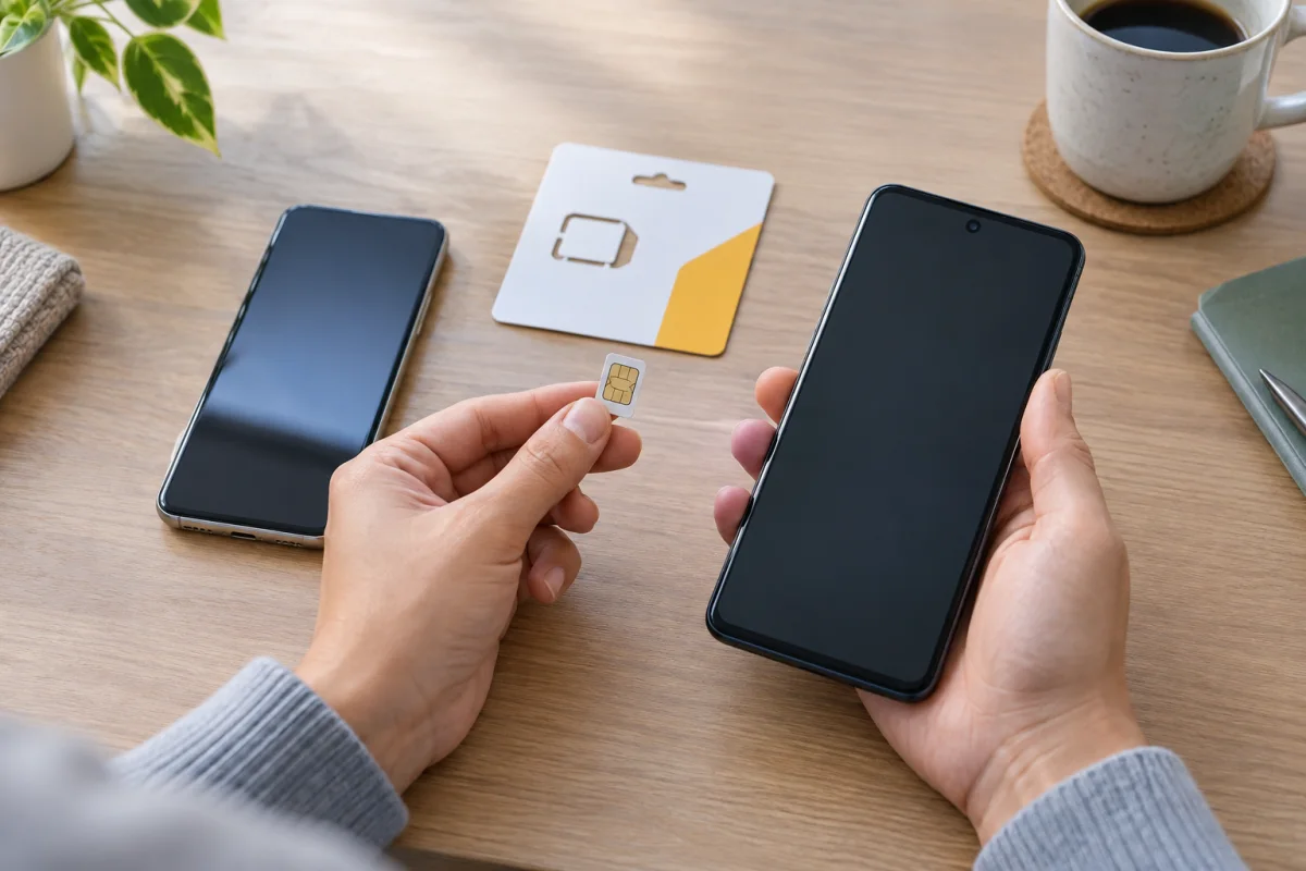 Перекрёстная проверка SIM-карты в двух смартфонах