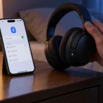 iPhone ищет полноразмерные Bluetooth-наушники рядом
