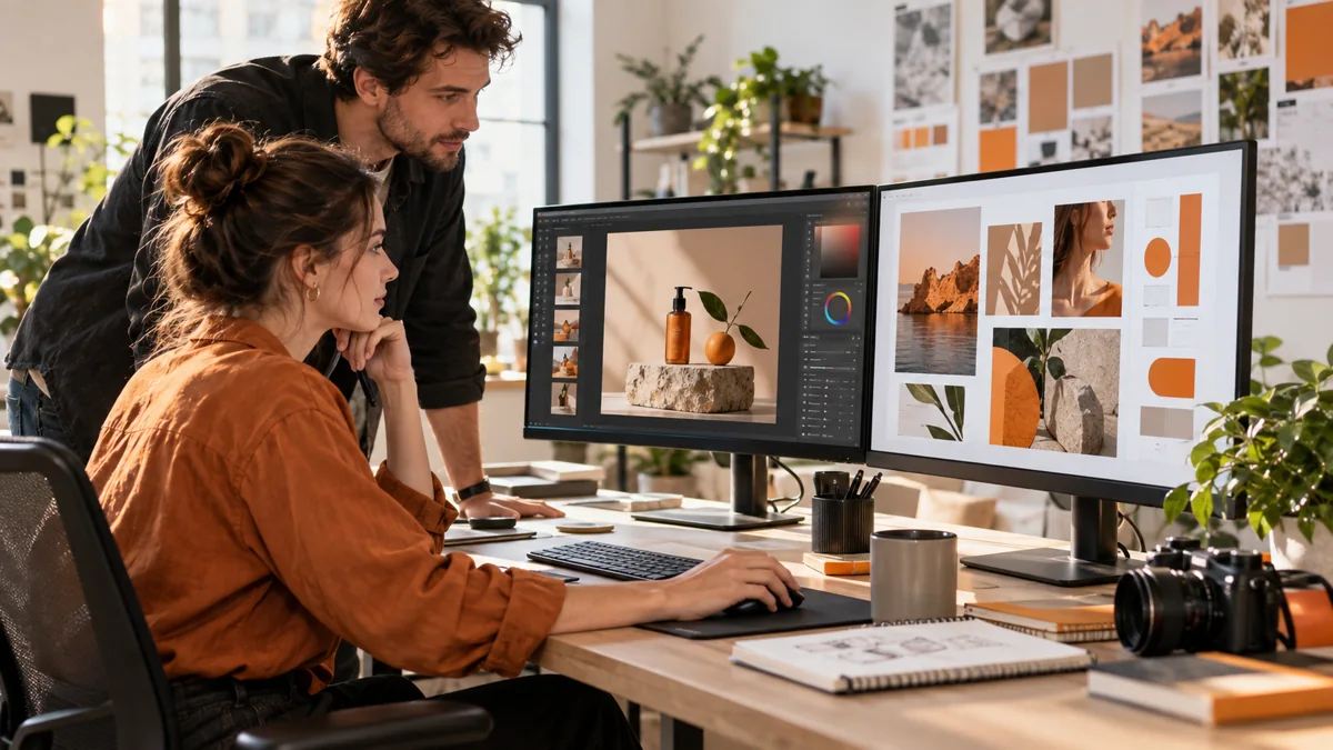 Шаблоны для предметной фотографии и редакционных макетов