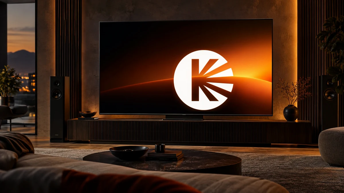 Кинопоиск на экране Smart TV в гостиной
