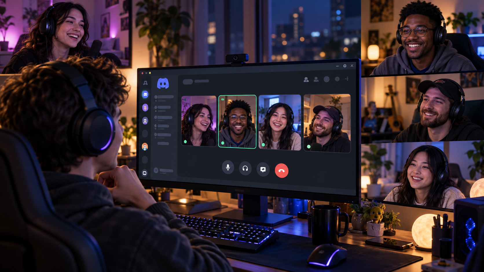 Друзья общаются по видеосвязи в обновлённом приложении Discord