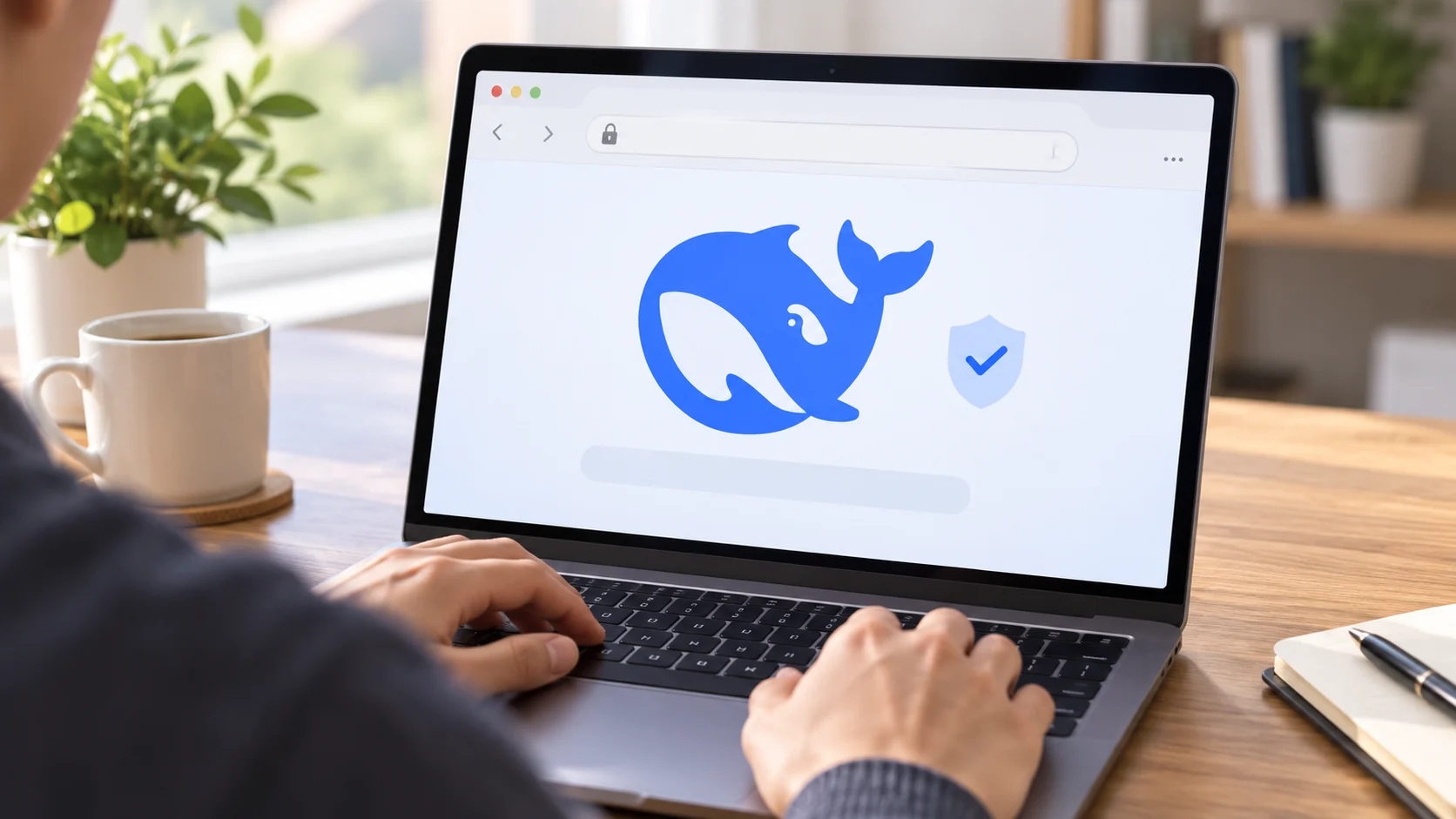 Проверка официального сайта DeepSeek перед входом