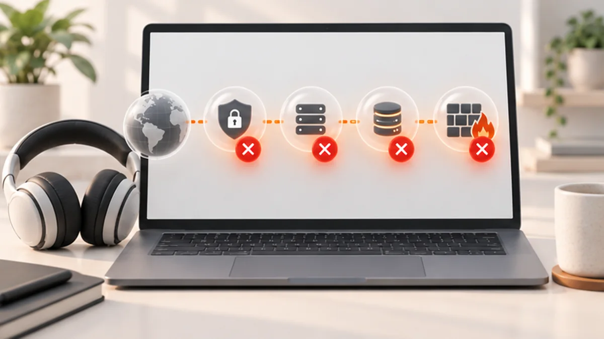 Диагностика сети, VPN и разрешений для Discord