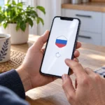 Пользователь повторно запускает приложение Госуслуги на iPhone