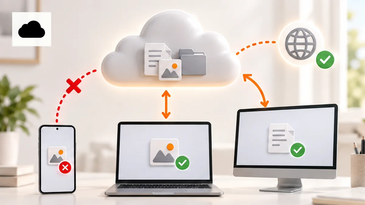Определение устройства и типа данных со сбоем iCloud