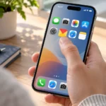 Человек собирается открыть Яндекс Почту на iPhone
