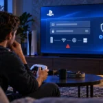 Пользователь проверяет вход, сеть и двухэтапную защиту PlayStation Network