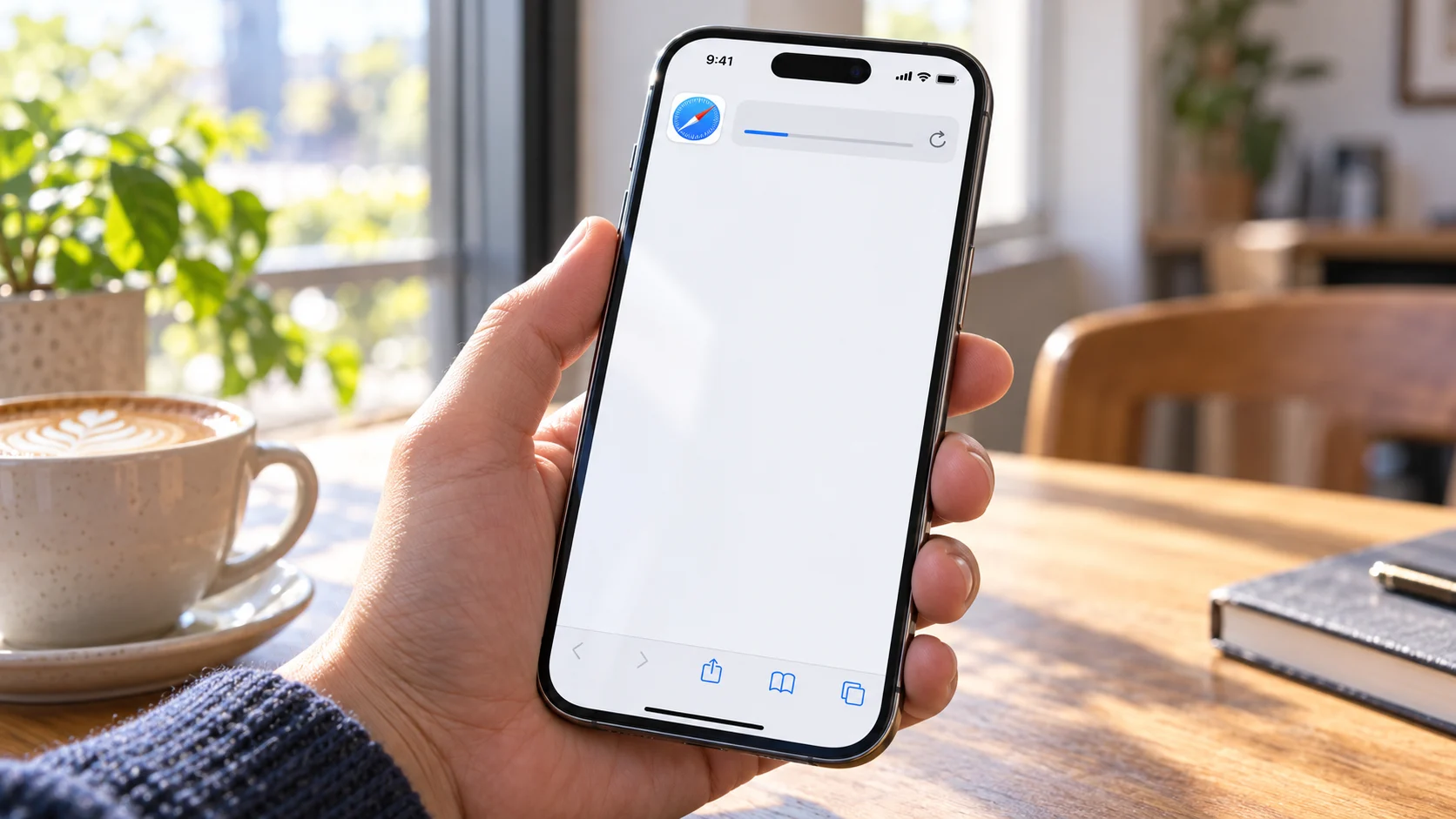 Safari на iPhone остановился на загрузке пустой веб-страницы
