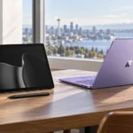 Surface Pro 12 и Surface Laptop 13 в светлом рабочем интерьере
