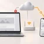 Диагностика загрузки социальной сети на компьютере и смартфоне