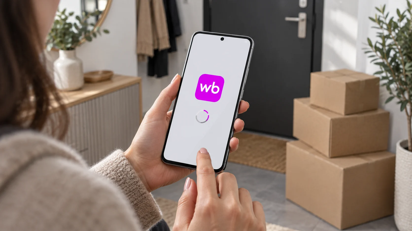 Приложение Wildberries зависло при запуске на Android-смартфоне