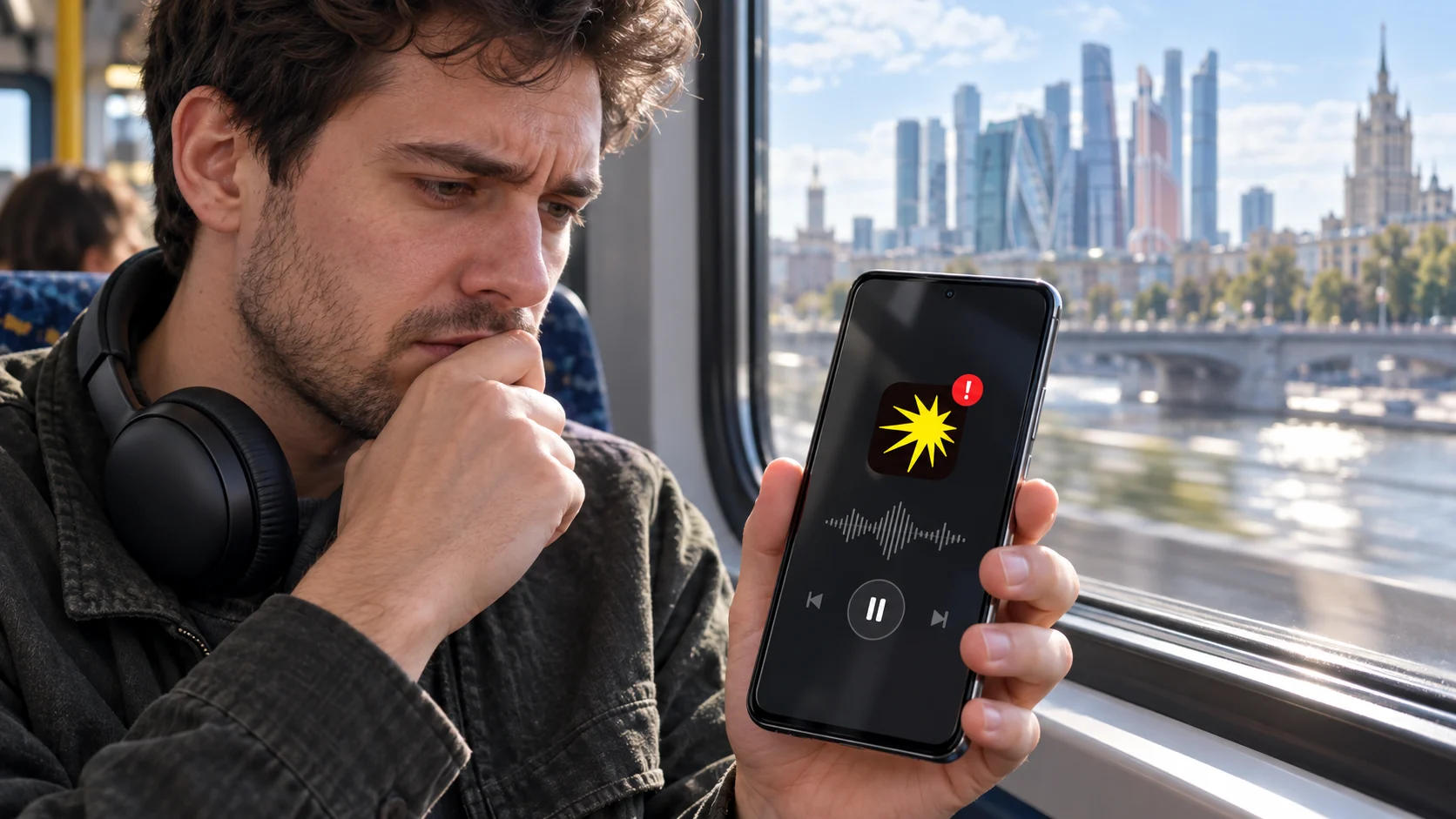 Яндекс Музыка остановила воспроизведение на Android-смартфоне в поездке