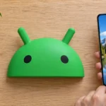 Знак Android рядом с телефоном при проверке касаний