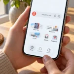 Приложение Яндекса на iPhone в руках перед настройкой определителя